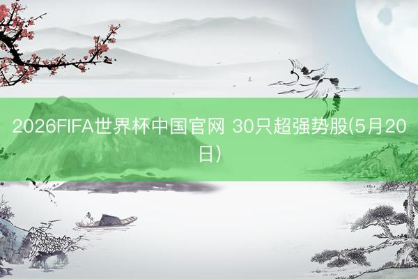 2026FIFA世界杯中国官网 30只超强势股(5月20日)